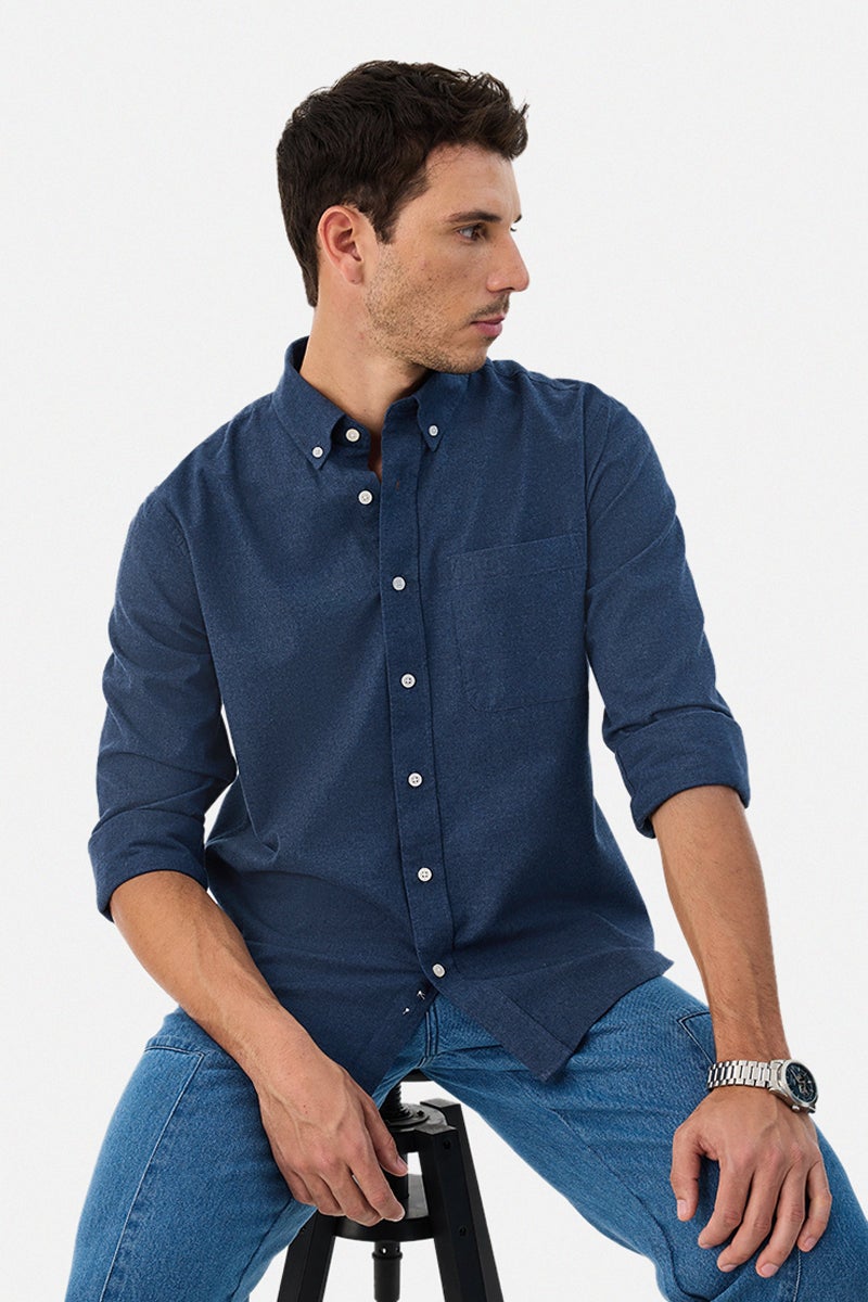 SNITCH Slim Fit 100% Cotton Shirt - Image 1